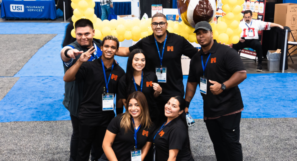 The Maze Marketing Development team at an event
