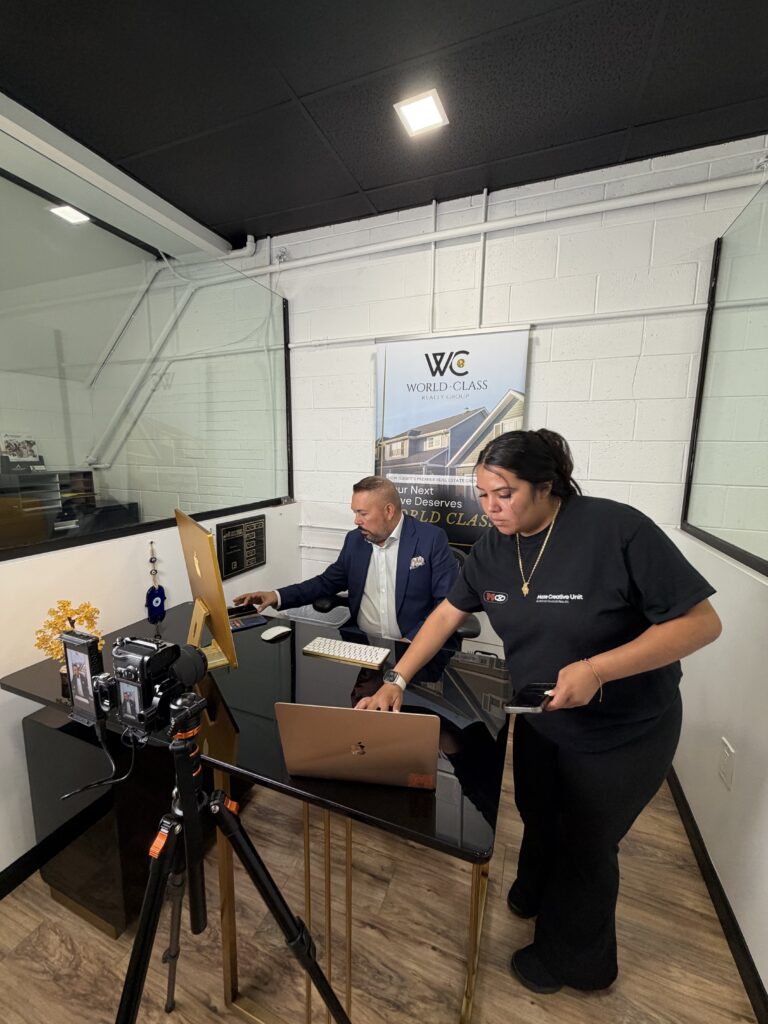 Maze team member working alongside a client