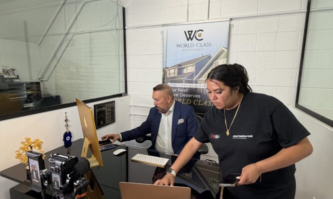 Maze team member working alongside a client